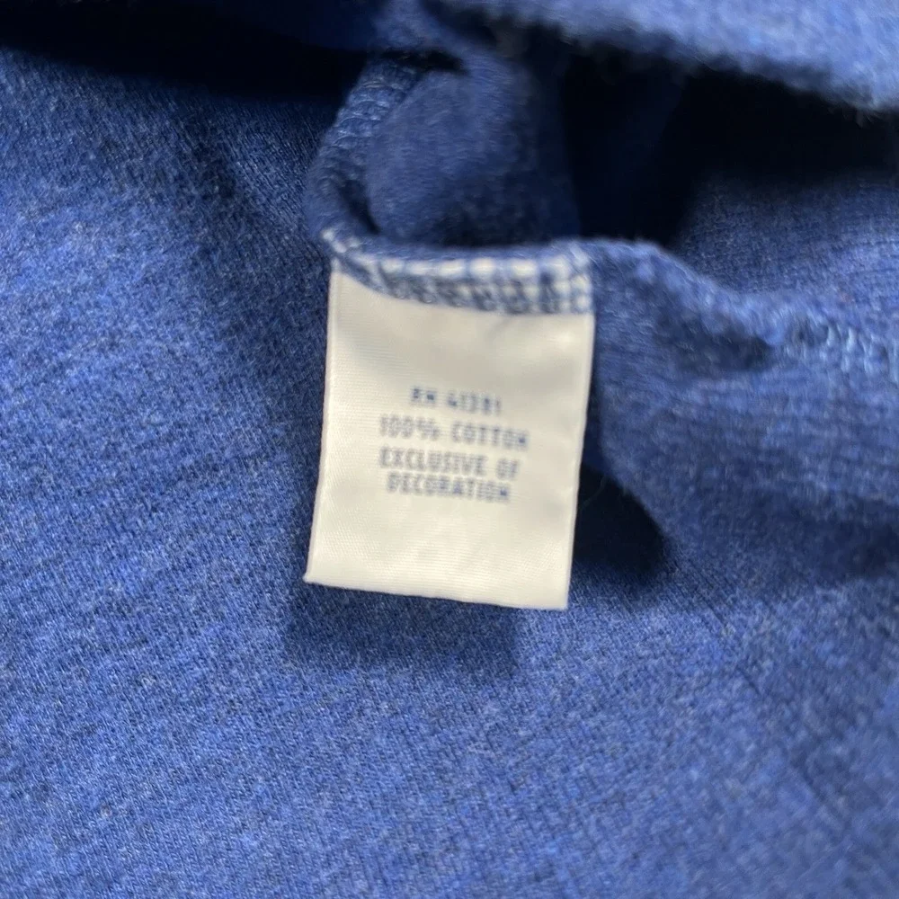 Polo Ralph Lauren Estate Rib Blue Quarter Zip Long Sleeve Pullover Shirt Mens‎ L